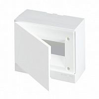 Распределительный шкаф Basic E, 8 мод., IP40, навесной, пластик, белая дверь, с клеммами |  код. BEW401208 |  ABB